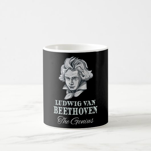 Music - Ludwig Van Beethoven The Genius Kaffeetasse (Mittel)