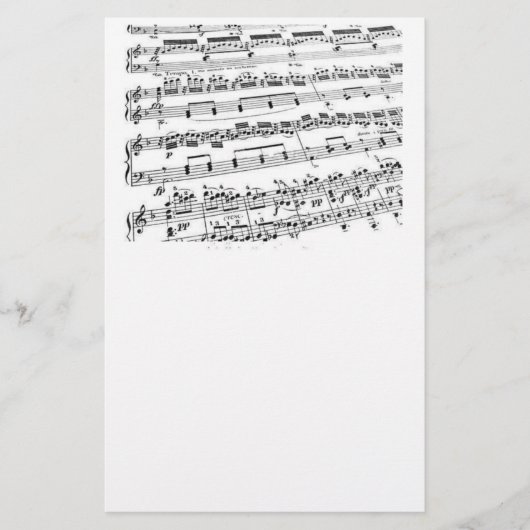 Music Major/Student/Lehrer Briefpapier (Vorderseite)