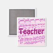 Music Major/Student/Lehrer Magnet (Vorderseite/Rückseite)