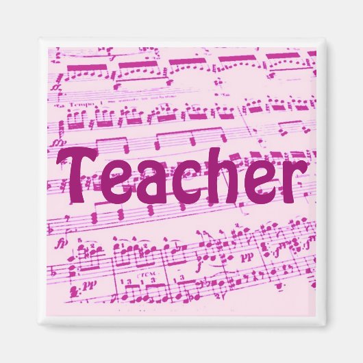 Music Major/Student/Lehrer Magnet (Vorne)