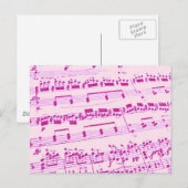 Music Major/Student/Lehrer Postkarte (Vorne/Hinten)