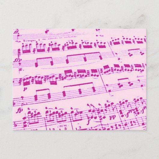 Music Major/Student/Lehrer Postkarte (Vorderseite)