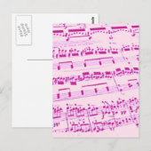 Music Major/Student/Lehrer Postkarte (Vorne/Hinten)