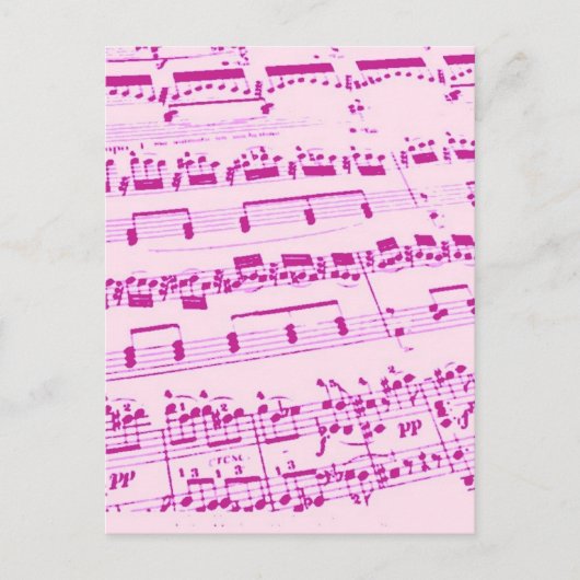 Music Major/Student/Lehrer Postkarte (Vorderseite)