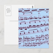 Music Major/Student/Lehrer Postkarte (Vorne/Hinten)