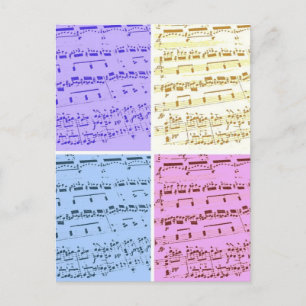 Music Major/Student/Lehrer Postkarte