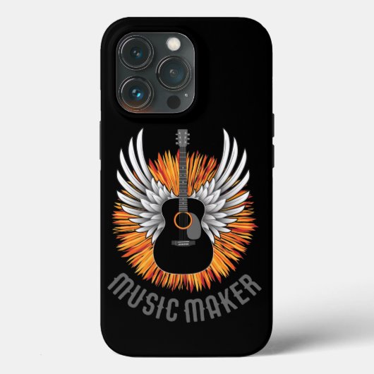 Music Maker (guitar player) Case-Mate iPhone Case (Rückseite)