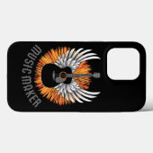 Music Maker (guitar player) Case-Mate iPhone Case (Rückseite (Horizontal))