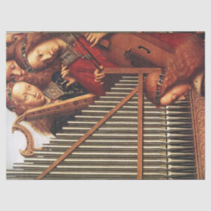 MUSIC MAKING ANGELS Weihnachtsgrüße Seidenpapier