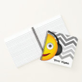 Music Mania Face Emoji Notizbuch (Innenseite)