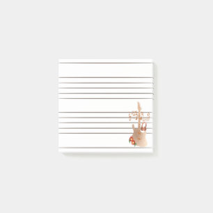 Music Manscript Post-it Klebezettel