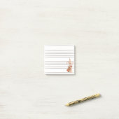 Music Manscript Post-it Klebezettel (Auf Schreibtisch)
