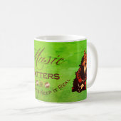 Music Matters - Cool Cats Keep It Real Kaffeetasse (VorderseiteRechts)