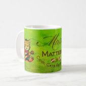 Music Matters - Cool Cats Keep It Real Kaffeetasse (Vorderseite Links)