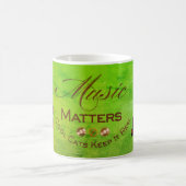 Music Matters - Cool Cats Keep It Real Kaffeetasse (Mittel)