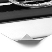 Music & Me - Piano G-clef Poster (Ecke)