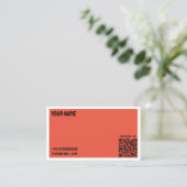 MUSIC Minimalistisch Business Card MIDI Visitenkarte (Stehend Vorderseite)