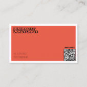 MUSIC Minimalistisch Business Card Visitenkarte (Vorderseite)
