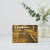 Music Mix Visitenkarte (Stehend Vorderseite)