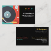 Music Mixer für Hochzeitdj Business Cards Visitenkarte (Vorne/Hinten)