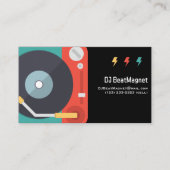 Music Mixer für Hochzeitdj Business Cards Visitenkarte (Vorderseite)