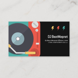Music Mixer für Hochzeitdj Business Cards Visitenkarte