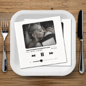 Music MP3 Player Wedding White Serviette