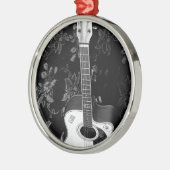 Music My Bloods Ornament Aus Metall (Links)