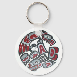 Music Native American Tribal Totem Schlüsselanhänger