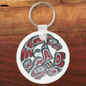 Music Native American Tribal Totem Schlüsselanhänger (Vorderseite)