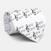 Music Necktie Krawatte (Gerollt)