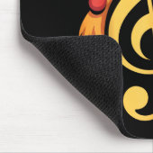 Music Note Symbol Turkey Teacher Fall Thanksgiving Mousepad (Ecke)