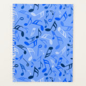 Music Notes Blue Planer (Vorderseite)