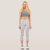 Music Notes Capri Leggings (Vorderseite)