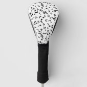 Music Notes Golf Headcover (Vorderseite)