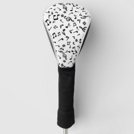Music Notes Golf Headcover