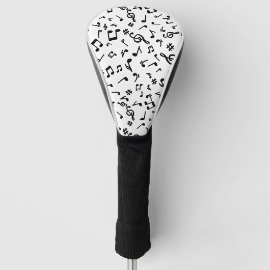 Music Notes Golf Headcover (Vorderseite)