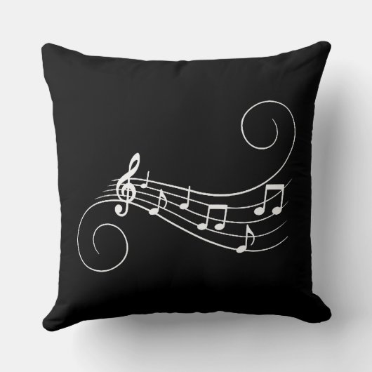 Music Notes Kissen (Rückseite)