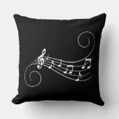 Music Notes Kissen (Vorderseite)