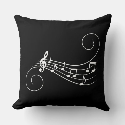 Music Notes Kissen (Vorderseite)