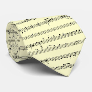 Music Notes Krawatte