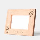 Music Notes Personalized Geätzte Rahmen (Links)