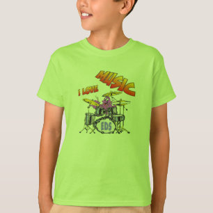 Music Octopus Apparel T - Shirt