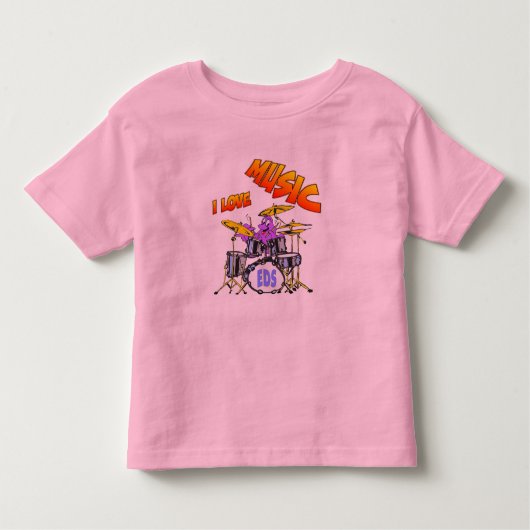 Music Octopus Kleinkind T - Shirt (Vorderseite)