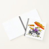 Music Octopus Square Notebook Notizblock (Innenseite)