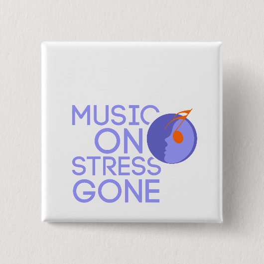 music on stress gone button (Vorderseite)