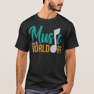 Music On World Off Music Lover Geschenke Show Spri T-Shirt