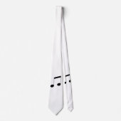 Music One Black Beam Note, Krawatte (Vorderseite)