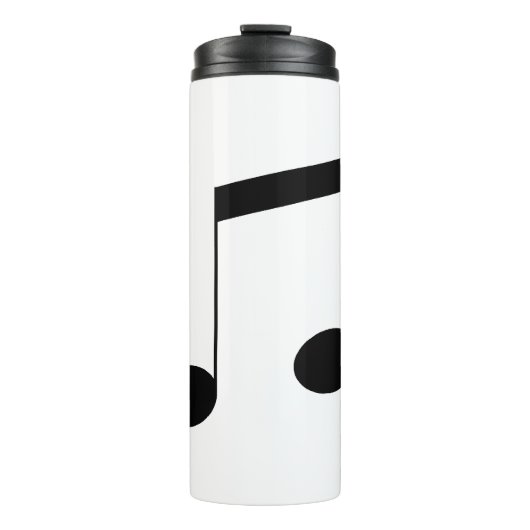 Music One Black Beam Note, Thermosbecher (Vorderseite)