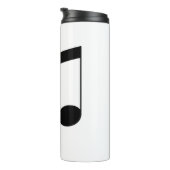 Music One Black Beam Note, Thermosbecher (Nach rechts gedreht)